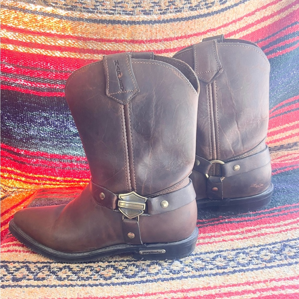 Harley Davidson Women’s riding cowgirl Western boots! Size 9.